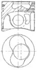Поршень (81 мм) (циліндр 1, 2) VW - BDJ,BDK,BST
