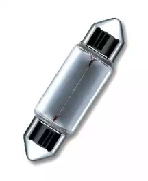 Лампа софітна допоможе. освітлення C10W 12V 10W SV8.5-8 (вир-во OSRAM)