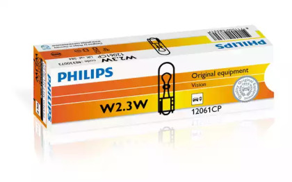 Лампа розжарювання W2,3W 12V 2,3W W2X4,6d (вир-во Philips)