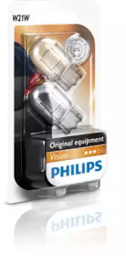 Лампа розжарювання W21W 12V W3x16q 2шт bliste VISION (вир-во Philips)