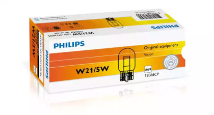 Лампа розжарювання W21/5W12V 21/5W W 3X16q (вир-во Philips)