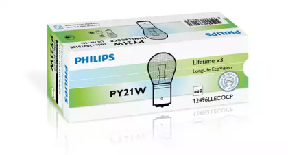 Лампа розжарювання PY21W 12V 21W BAU15s LongerLife EcoVision (вир-во Philips)