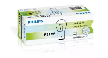 Лампа розжарювання P21W 12V 21W BA15s LongerLife EcoVision (вир-во Philips)