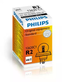 Лампа розжарювання R2 12V 45/40W P45t-41 STANDARD (вир-во Philips)