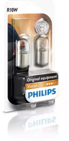 Лампа розжарювання R10W 12V 10W BA15s 2шт blister (вир-во Philips)