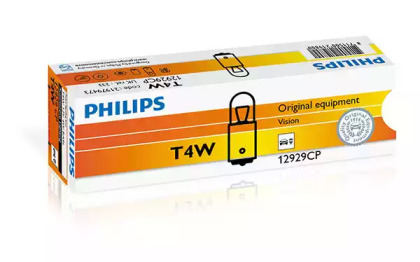 Лампа розжарювання T4W12V 4W BA9s (вир-во Philips)