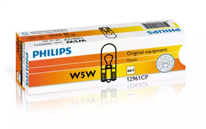 Лампа розжарювання W5W12V 5W W 2,1X9,5d (вир-во Philips)