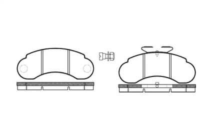 REMSA гальмівні колодки перед. DB 100 2,0/2,4D [-]