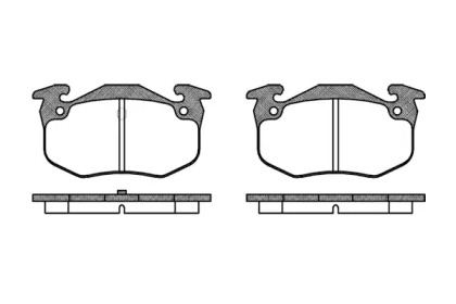 REMSA CITROEN гальмівні колодки задн. ZX 91-,Xsara,Peugeot 206-309,Renault 19,Clio,Megane I