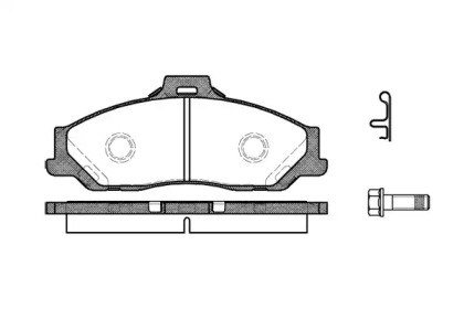 REMSA MAZDA гальмівні колодки передні B-serie,BT-50,Ford Ranger 1.8/3.0 96-