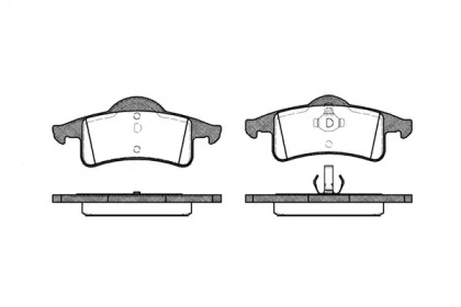 REMSA JEEP гальмівні колодки дискові Grand Cherokee 98- задн.