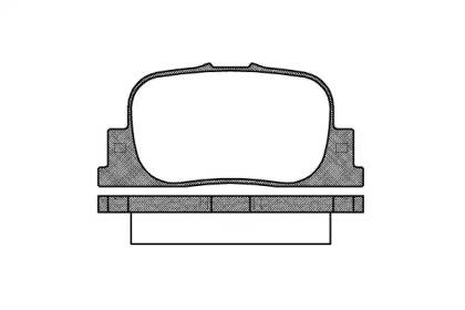 REMSA гальмівні колодки задн. TOYOTA Camry 2,4 02- LEXUS  ES 300