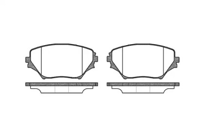 REMSA гальмівні колодки передні TOYOTA Rav4 00-