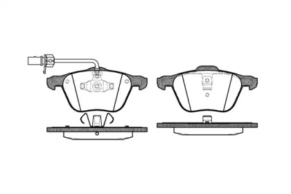 REMSA гальмівні колодки перед. VW Sharan T4 FORD Galaxy SEAT