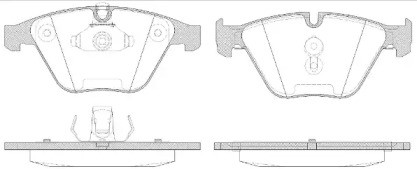 REMSA BMW Тормозные колодки передн.3 E90,5 E60,6 E63,7 E65/66,.X1 E84 01-