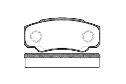 REMSA CITROEN гальм. колод. задн. JUMPER 1.9-2.5D,TD 02-