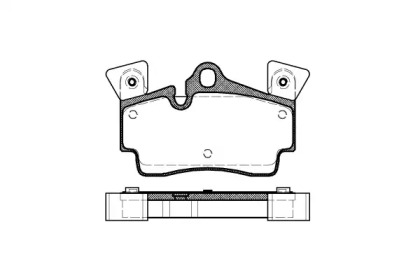 REMSA AUDI гальмівні колодки задн. Q7 3.0TDI 4.2TDI 6.0TDI