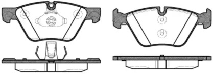 REMSA BMW гальмівні колодки передн.5 F10 518d-528i 11-