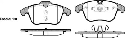 REMSA FORD гальмівні колодки передн. Mondeo 07-,S-MAX 06-,Galaxy 06-,LandRover,Volvo