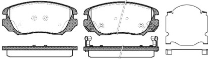 Колодка гальм. диск. OPEL INSIGNIA 1.6-2.8 08-; SAAB 9-5 2.0TTID 10 - передн. (вир-во REMSA)