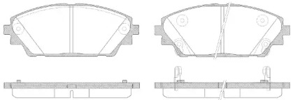 Колодка гальм. диск. Mazda3 1.5/2.0/2.2 13 передня. (вир-во REMSA)