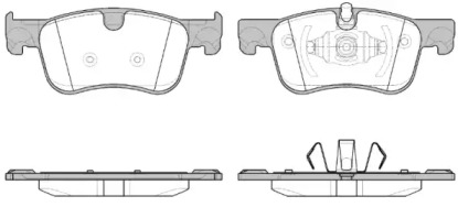 REMSA CITROEN Тормозные колодки передн.дисковые C4 GRAND PICASSO