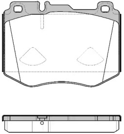 REMSA DB Колодки гальмівні передні .C-Class W205,E-Class W213 14-