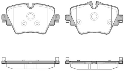 REMSA BMW Колодки гальмівні передні 1 F40,2,3 G20,4,5 G30,X1 F48,X2,X3 G01,X4