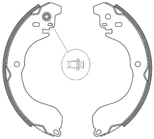 REMSA JEEP  Колодки гальмівні барабанні  Avenger,Caliber,Compass 10-, Patriot 08-17, NissanMICRA III (K12) 1.4 03-10