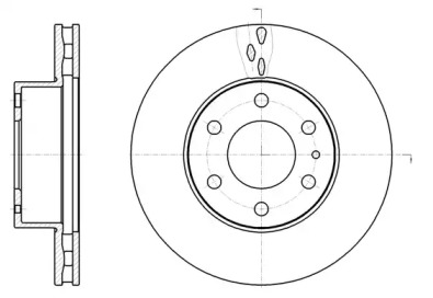 Диск гальмівний IVECO DAILY передн. (вир-во Remsa)
