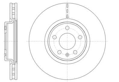 REMSA AUDI Диск гальмівний передній 320mm A4/A5/A6/Q5 08-