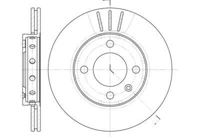 REMSA VW диск гальмівний вент.передній Polo 3/95-,Lupo