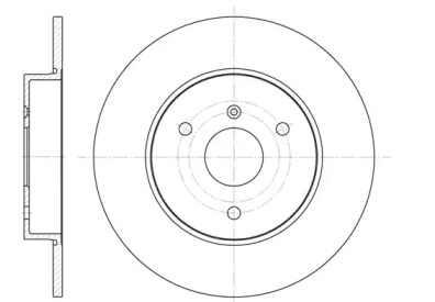 REMSA DB гальмівний диск передн Smart Fortwo -07,City-Coupe -04,Roadster -05