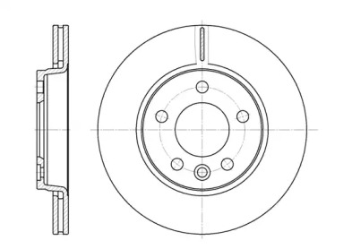 REMSA диск гальмівний задн.(вентил.) VW T5  03-  (294*21,9)