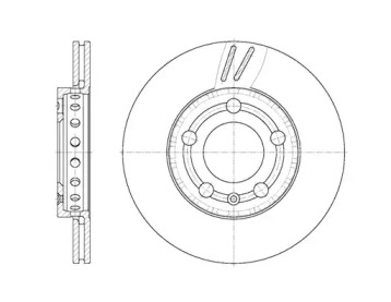 REMSA диск гальмівний перед. (вентил.) VW Polo 01- SKODA Fabia (239*18)