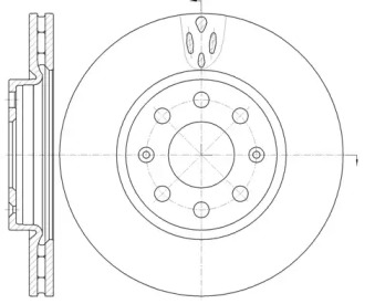 REMSA OPEL гальмівний диск передній Corsa D 06-, FIAT GRANDE PUNTO 05-