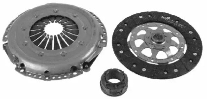 Комплект зчеплення AUDI, SEAT, SKODA, VW 1.8-1.8T-2.0  95-10 (Вир-во  SACHS)