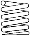 SACHS DB пружина задня L=336mm  W124