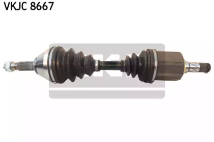 SKF NISSAN піввісь лів. L=616mm 29/29 зуб. QASHQAI / QASHQAI +2 I (J10, NJ10, JJ10E) 1.6 dCi 11-13, X-TRAIL (T31) 2.0 dCi 4x4 07-13, RENAULT KOLEOS I (HY_) 2.0 dCi 08-