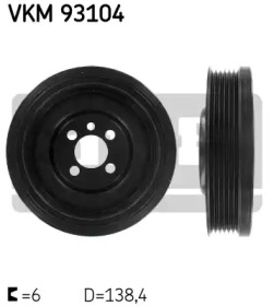 Шків коленвалу AUDI/SEAT/SKODA/VW A4/A6/Q5/Toledo/Fabia/Octavia/Passat/Transporter \1,6/2,0L \95>>