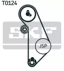 SKF К-кт. ГРМ (рем.+ролик+кріплення+кріплення) VW GOLF III