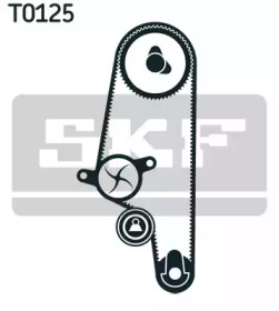 SKF К-кт. ГРМ (рем.+ролик+кріплення)  VW 1,0-1,4: Polo, Caddy, Lupo 95- SEAT 1,0/1,4