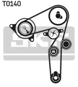 Ремкомплект ГРМ Fiat Doblo 1.9 7 173 6726 (Вир-во SKF)