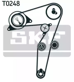 SKF К-кт. ГРМ  (рем.+2шт. ролик) Opel Vectra c 1.9 CDTI