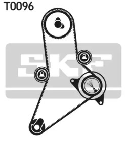 SKF К-кт. ГРМ  (рем.+2шт.ролика+кріплення) Citroen Jumper 2.8HDI , Fiat Ducato 2.8 JTD