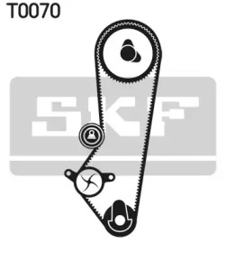 SKF К-кт. ГРМ ( рем.+ролик)  FORD 1,4/1,6: Escort,