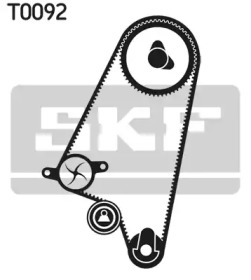 SKF К-кт. ГРМ (ремінь+ ролик) DAEWOO Matiz 1.0