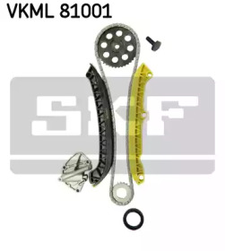 SKF VW К-т ланцюга ГРМ (ланцюг+2звезд.+2башм.+натягувач+сальник+болт) Polo 1,2 -09, SKODA Fabia 1,2 01-