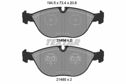 Гальмівні колодки AUDI/BENTLEY/MERCEDES A4/A8/Azure/E(W211,S211) \F \93-09