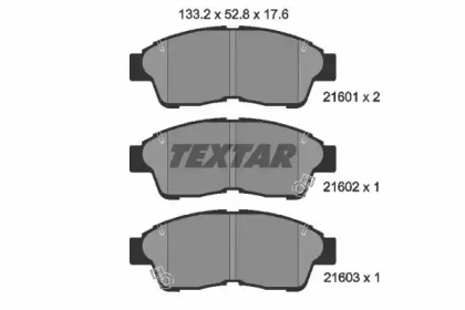 Гальмівні колодки TOYOTA Camry/Corolla/Raw4 \F \91-\03